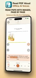 PDF text highlighting during playback on iPhone