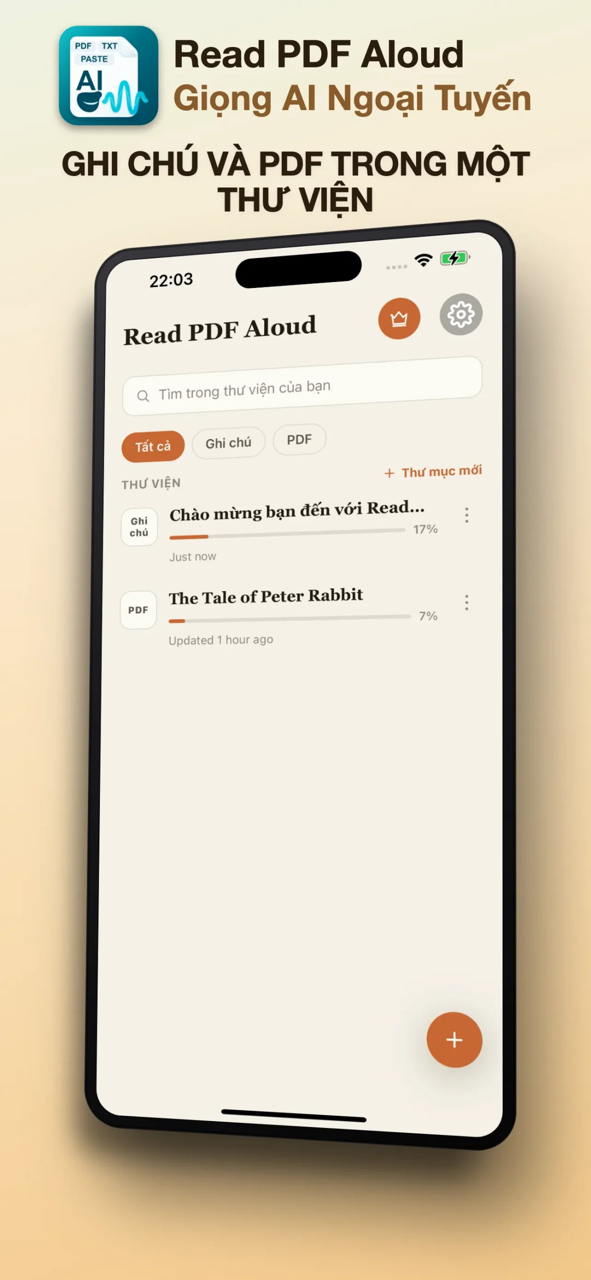 Thư viện tài liệu Read PDF Aloud